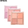 IPKN Flap One Cheek Palette 10g, Color:03 Pale Pink