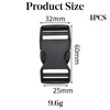 Plastic Side Release Buckle Clip for Luggage, Rucksack/Back Pack, Webbing