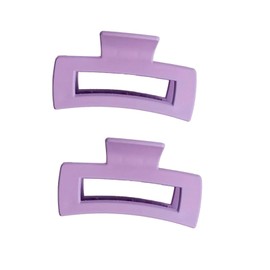 2Pcs Purple Hair Claw Clips,Hair Clip Retro Hollow Women Fashion Strong Large Clips for Washing Face Ultra-light Styling Accessories Girls, Purple, One Size Hair Clips Clips and Barrettes