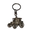 Pewter Keychains High Quality Pewter Tractor Keyring with Gift Bag