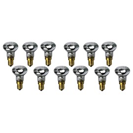 EDM - Set of 12, R39 E17 Replacement Light Bulb Motion Lamp 30W Reflector Type