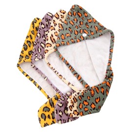 DECHOUS 4 Pcs Thicken Coral Fleece Hair Drying Caps Quick Drying Absorbent Hair Towels for Women Comfortable Microfiber Wraps and Moisture Absorption Stylish Colors