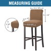 H.VERSAILTEX 100% Waterproof Bar Stool Cover Stretch Counter Stool Pub