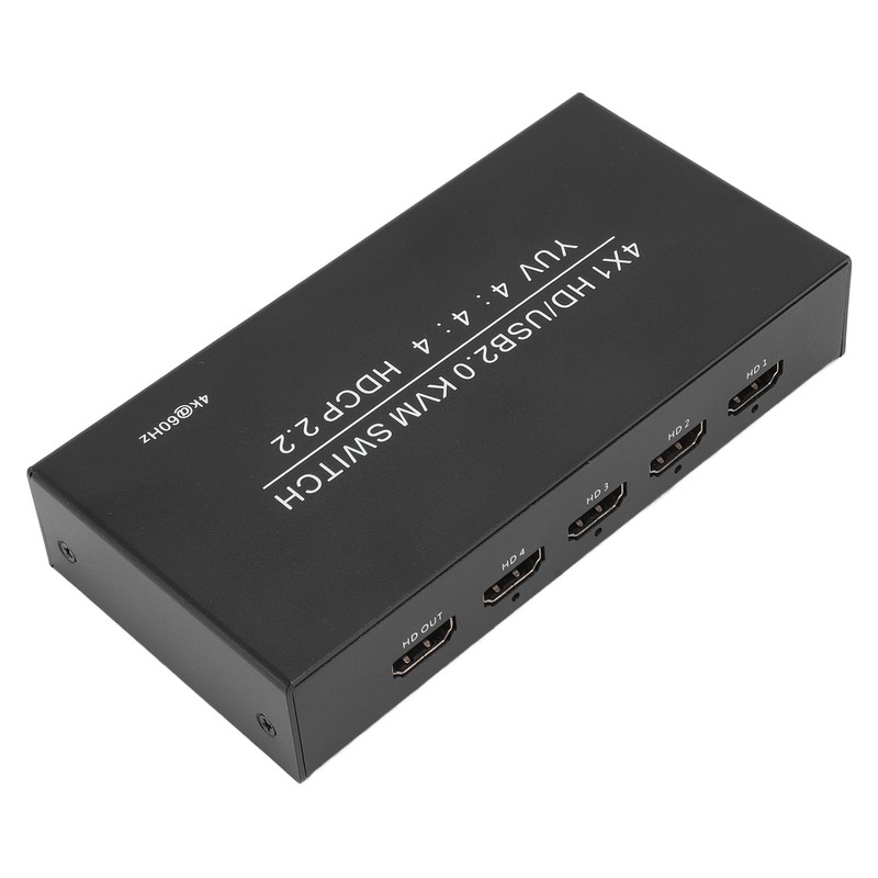 HD Multimedia Interface KVM Switcher Professional 4 Port 4K 60Hz