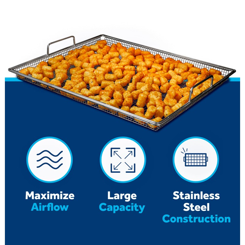 GE Large Capacity Air Fry Basket, Convenient Size, Fits 27"