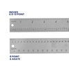 Pacific Arc 18 Inch Graphics Art Ruler, with Inches, Agate,