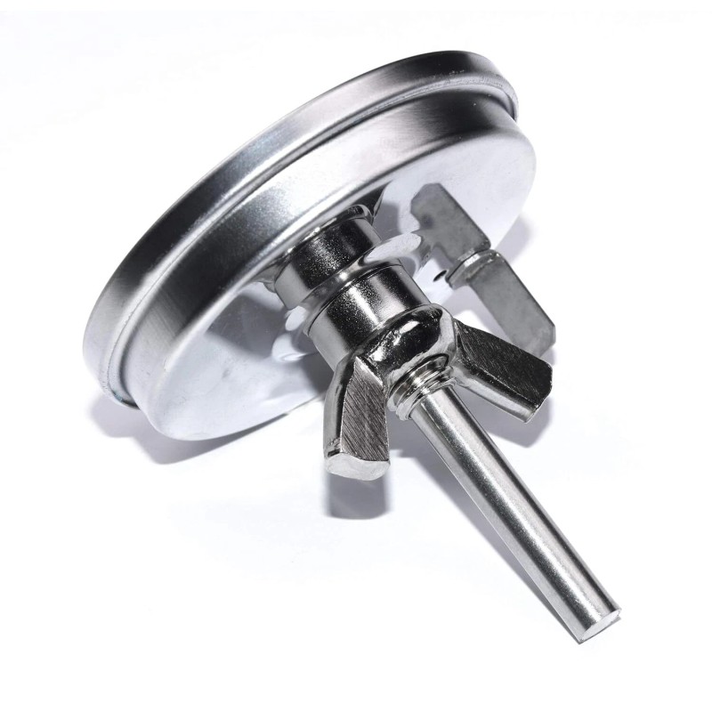 DOZYANT Weber Grill Thermometer Replacement 238 Inch Center Mount Stainless