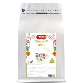 Ginger & Apple Fruit Tea – 20 Pyramid Bags | Caffeine-Free Herbal Infusion
