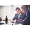 YOKO DESIGN 1336 Double-Walled Thermos Flask, Stainless Steel, Black, 19.8