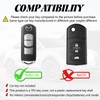 TOOMUME Key Case TPU Car Key Case Fits Mazda 2/3/6