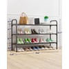 Kitsure Extra-Long Shoe Rack for Closet, Shoe Organizer for Front