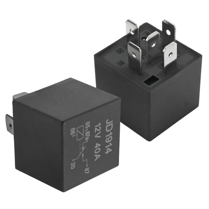 Vkinman 2Pcs F0AB-14B192-AA 40A 12VDC 5-Pin Automotive Relay, Replacement for