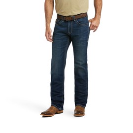 ARIAT Men’s M5 Straight Stretch Remming Stackable Straight Leg Jean