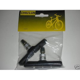 MITSTOCKS BIKE BICYCLE V BRAKE SHOE PAD 1 PAIR BOLT ON NEW MTB