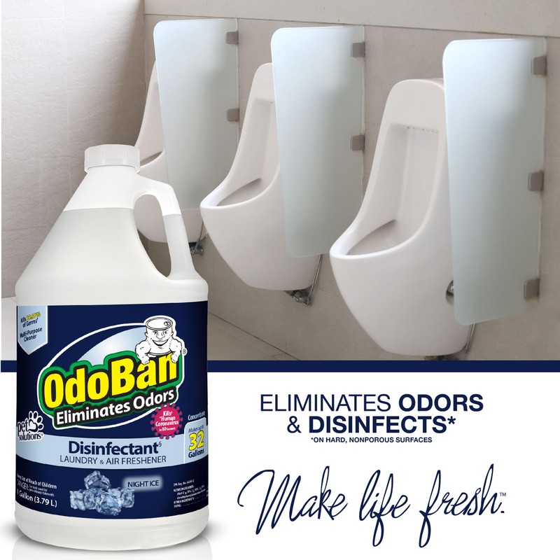 OdoBan Disinfectant Concentrate and Odor Eliminator, Made in the USA,