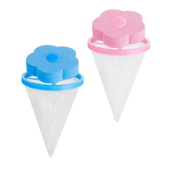 Generic Washing Machine Lint Remover, 2pcs Reusable Mesh Bags with