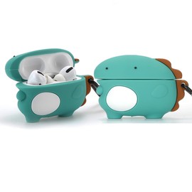 TYOROY 3D Cute Dinosaur Case for Airpod 3rd Case,3D Cute Cartoon Soft Airpod 3 Case,Kids Teens Boys Girls Women Lovely Dinosaur with Keychain for Airpod 3rd Gen Case 2021 (Dinosaur)