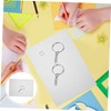 DOITOOL 1 Set Printable Heat Shrink Sheets for DIY Keychains