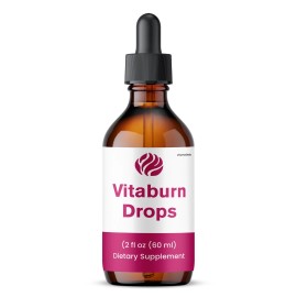 VitaBurn Drops Liquid Supplement, Max Strength Supplement, Vita Burn (1 Pack)