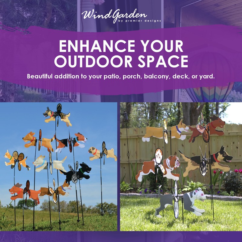 Whirligig Spinner Fisherman 24" – Outdoor Adventure-Themed Design, Weather-Resistant Outdoor