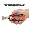 GreatNeck ENP6C 6-Inch End Nipper Pliers, Ergonomic Comfort Grip Handle,