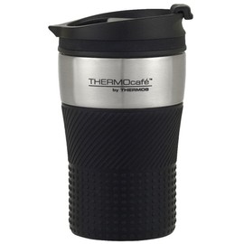 THERMOcafe by Thermos Vacuum Insulated Stainless Steel Travel Cup, 200ml, Black, HV200BK6AUS