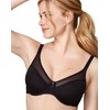 Wonderbra Comfort-U Design Full-Support Underwire Bra, Black, 34B