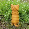 GKWRZXBK Solar Cat Garden Statue - Adorable Orange Tabby Figurine