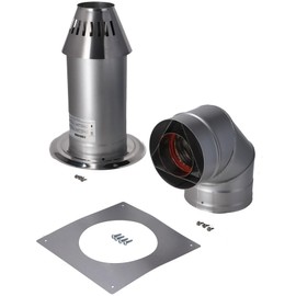 Rheem ProTech Horizontal Vent-Cone Termination Kit (2 in. x 4 in. Wall) - RTG20281-1