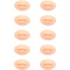 10 Labios de Práctica, Modelo de Boca Abierta de Silicona