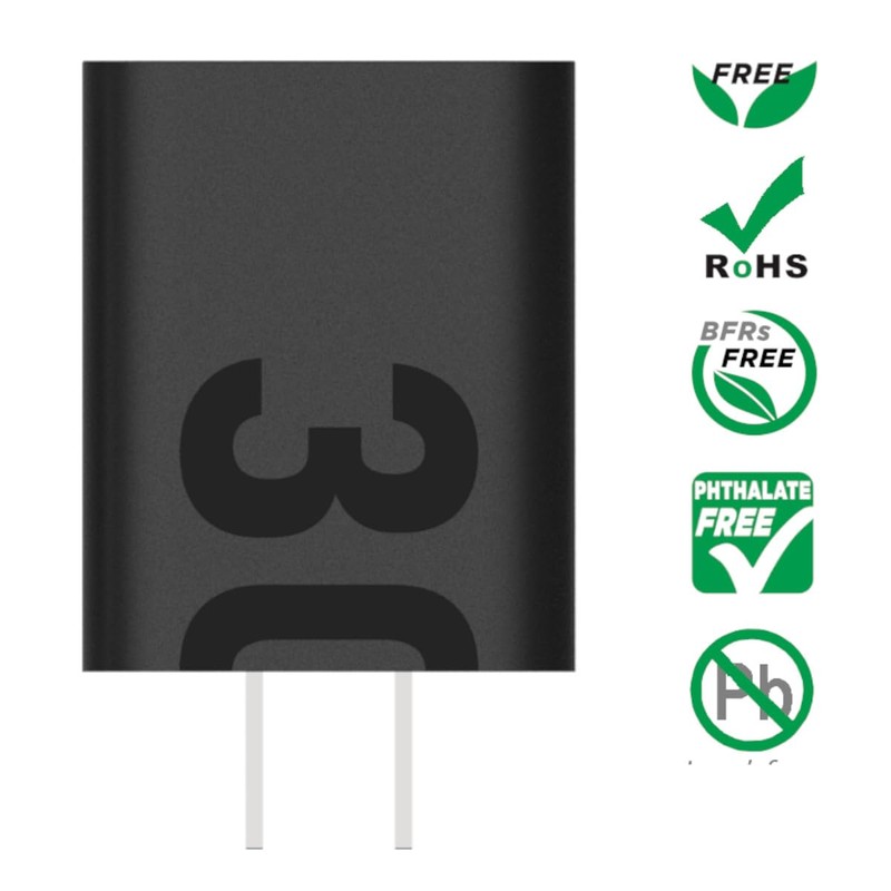 motorola Cargador 30W Salida Tipo C Carga Rápida Turbo Power