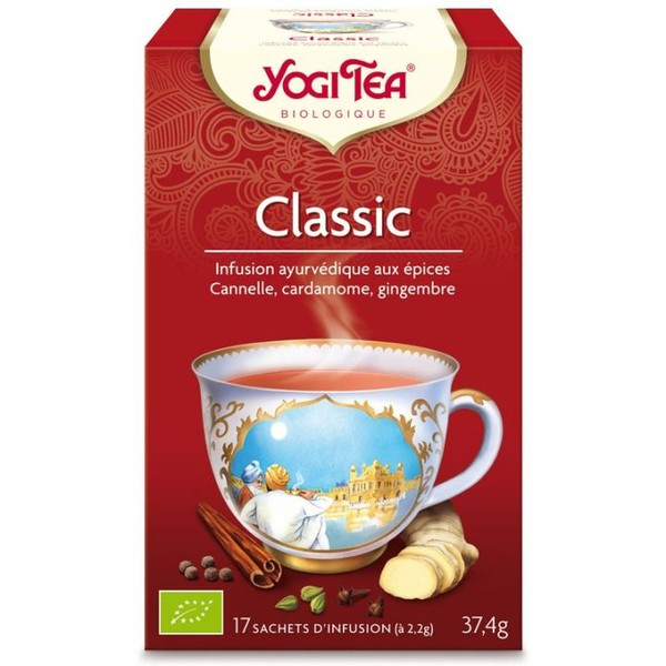 Yogi Tea Tisane classic Infusion Ayurvédique 17 infusettes