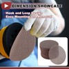X AUTOHAUX 50 Pcs 5 Inch Abranet Sanding Mesh Anti-Clog