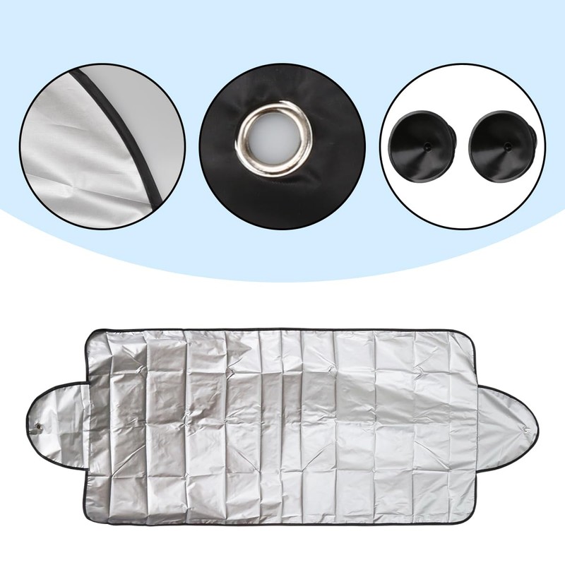 Tabanzhe Car Windscreen Cover - Waterproof Front Window Frost Cover