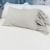 ESASILK Ruffles Linen Pillowcase, Pure Flax Pillow Sham 100% French