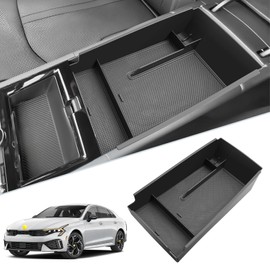 SKTU for 2025 2026 Kia K5 Accessories Center Console Organizer 2025 2026 K5 Console Tray for 2025 2026 Kia K5 (LXS/GT-Line/GT/EX) Console Organizer Kia K5 2025 2026 Accessories with Coin Holder