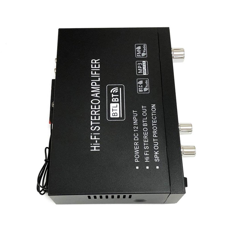 TATUM Audio Amplifier with 2 Channels, Bluetooth 5.0, 30W +