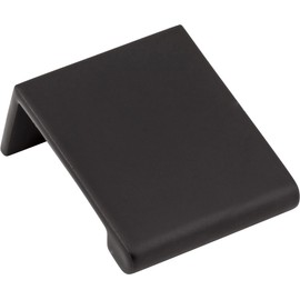 Hardware Resources Elements A500 Edgefield Collection Cabinet and Furniture Handle Pull (1.25" overall length, Matte Black)
