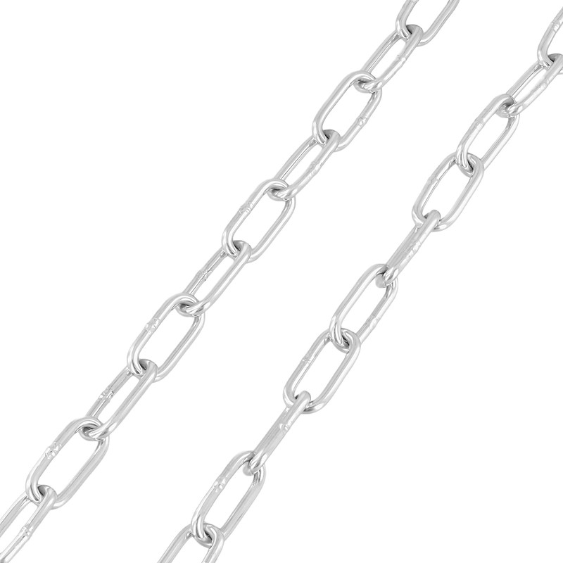 KINJOEK Stainless Steel Link Chain, 5/32 Inch x 32.8 Feet