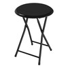Folding Stool - Backless 18-Inch Stool with 225lb Capacity for