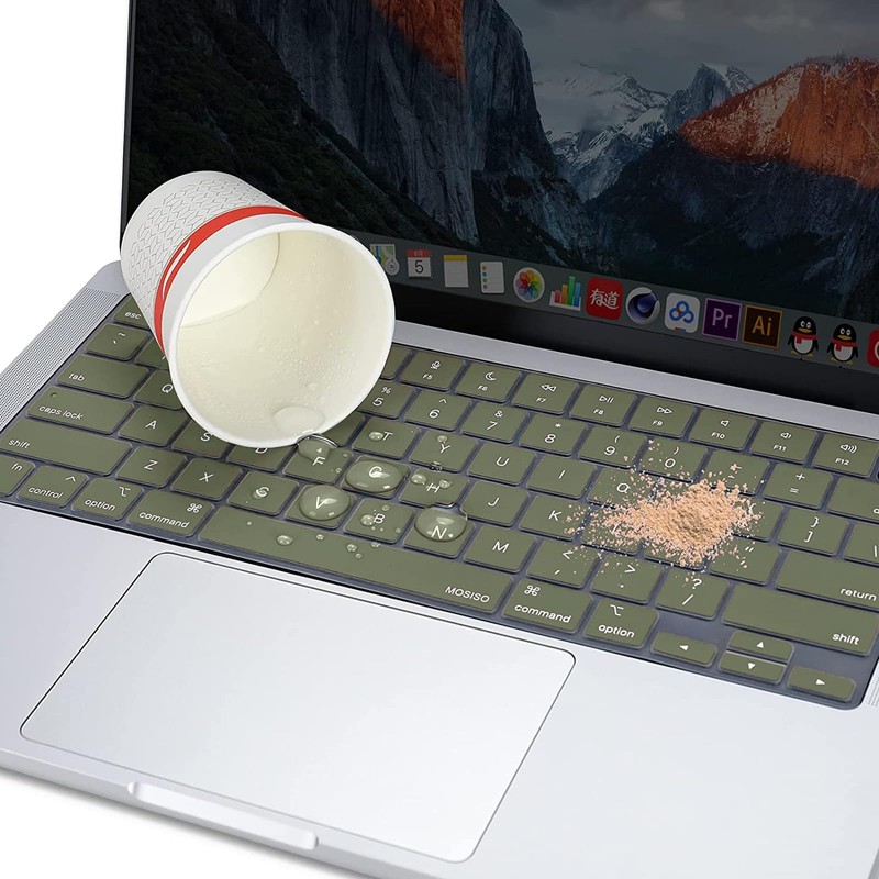 MOSISO Keyboard Cover Skin Compatible with MacBook Air 15 inch