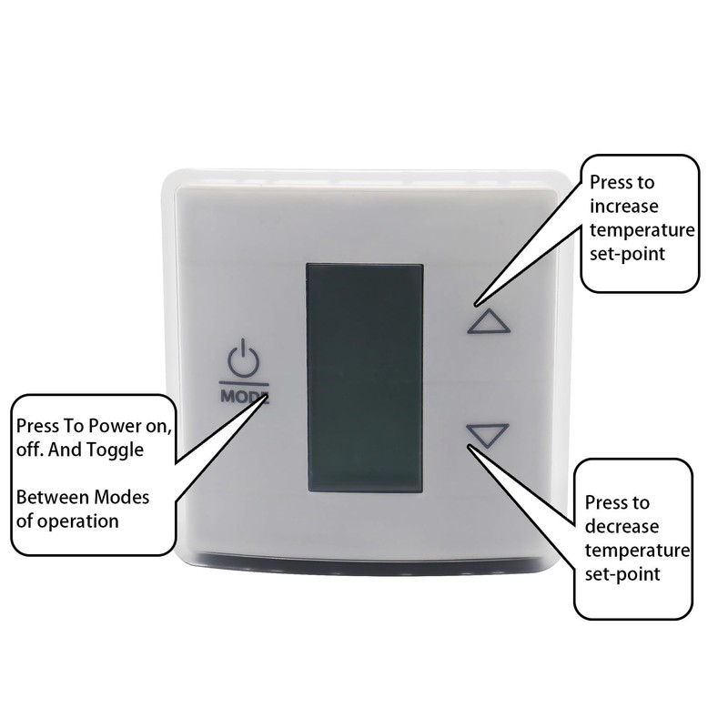 3316250.700 RV Single Zone Wall Thermostat Replacement for Dometic for