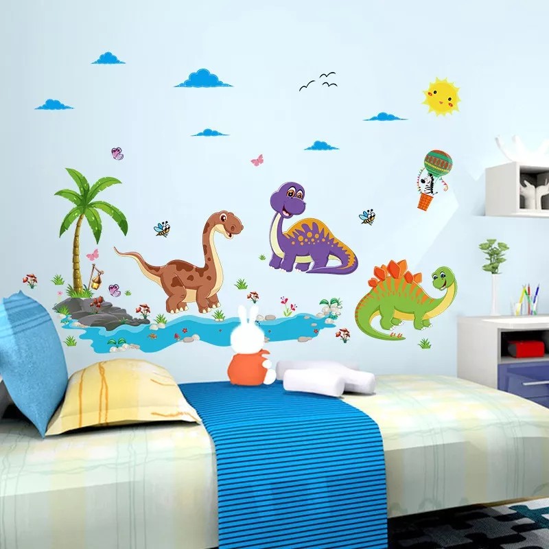 DaraBaby Vinil Decorativo Infantil Animales Dinosaurios Bebé Niño