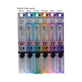 Pilot Hi-Tec-C Coleto 0.4mm Aqueous pigment gel ink (Pastel 6 Colors Refill Set)