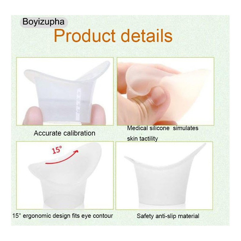 2Pcs Eye Wash Cup,Eye Cups for Eye Wash,Silicone Eye Bath