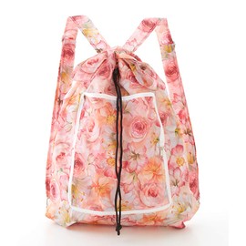 Royal Arden 73715 Apacio Rose Folding Compact Backpack W 14.6 x H 16.1 inches (37 x 41 cm), Handle Rise: Approx. 4.7 inches (12 cm)