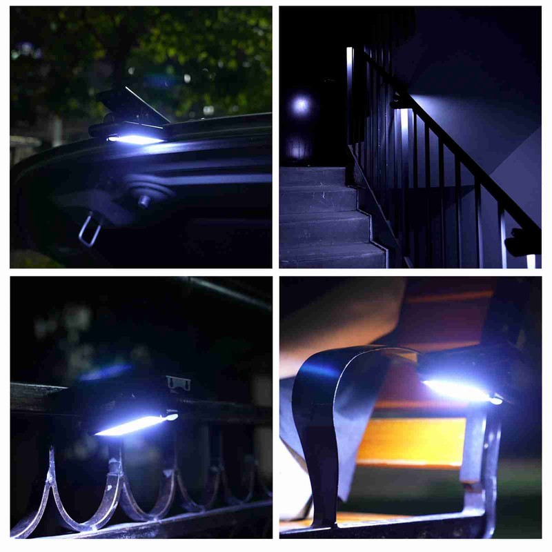 Solar Motion Sensor Lights Clip On IP65 Water Resistant Solar