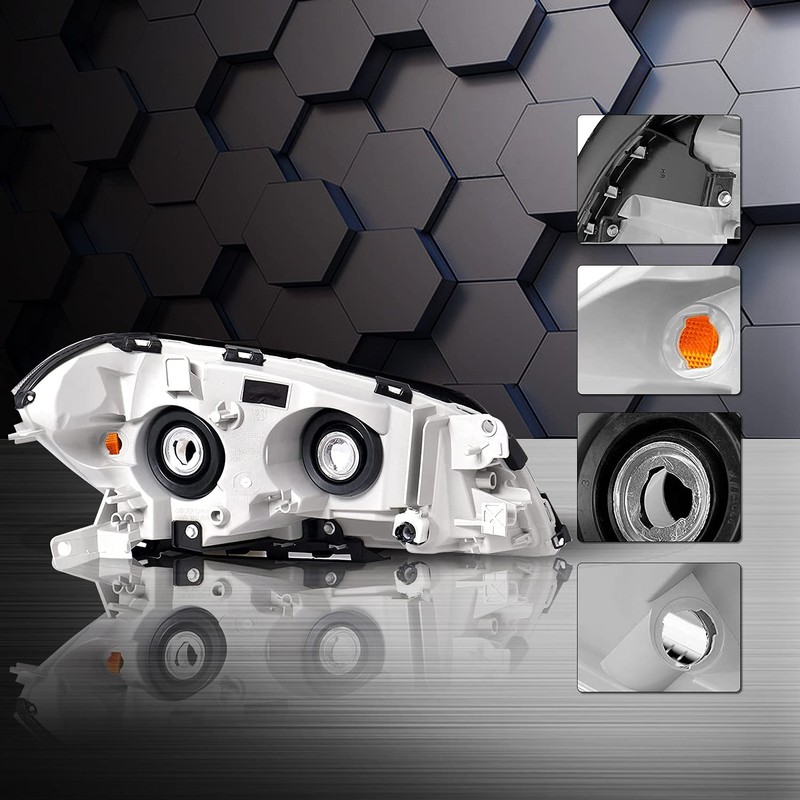 JSBOYAT Headlight Assembly Replacement for 08-12 Chevy Malibu Driver and