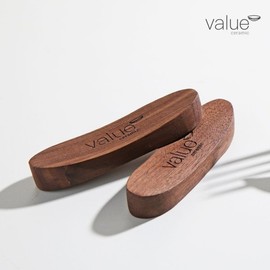Value Dinness Walnut Wood Chopstick Rests 2P / 벨류 디니스 월넛우드 수저받침 2P