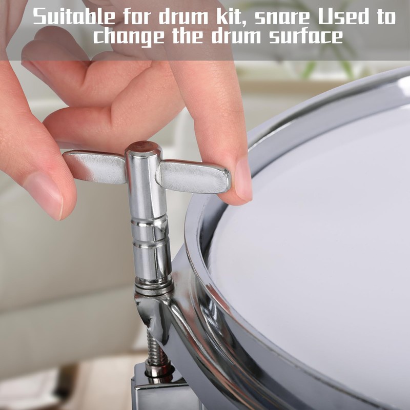 4 Pcs Adjustable Drum Key Adjusting Remove Replace The Drum